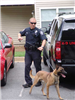 Officer Mark Bishop and K9 Bono