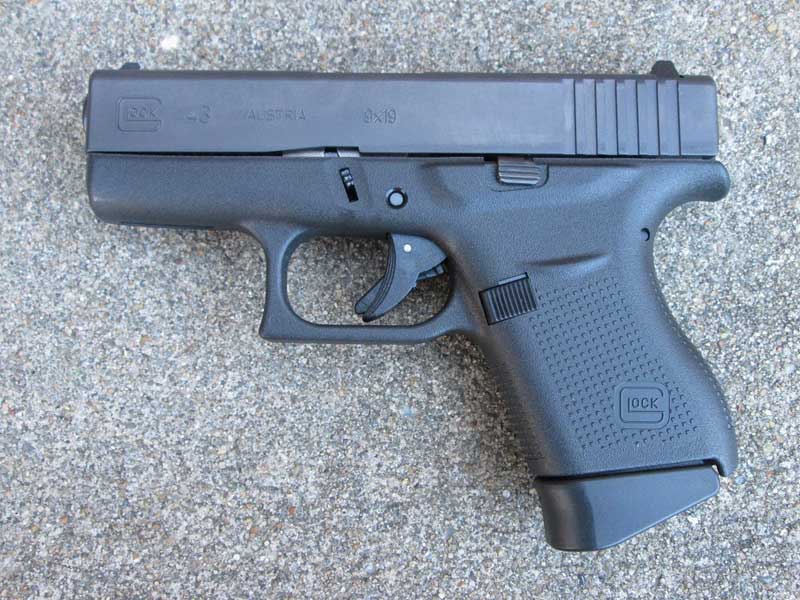 Glock 43 (Issued as a back-up weapon choice)