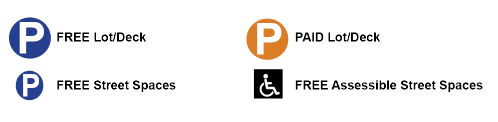 Web Parking Map Legend